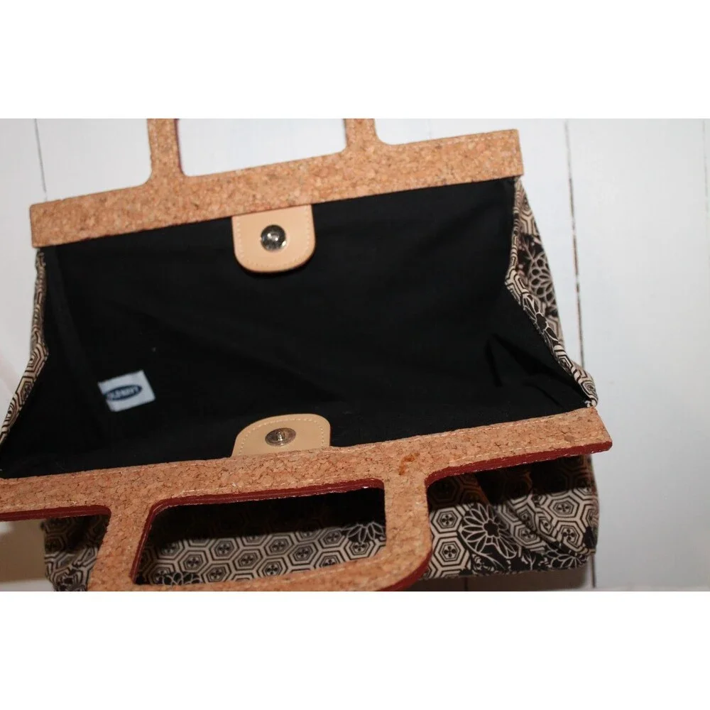 Old Navy Cotton Black/White Handbag Purse Small 12